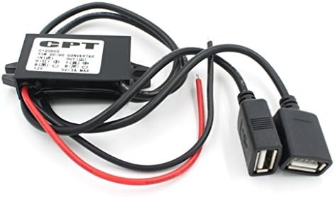 D DOLİTY DC / DC Dönüştürücü Regülatörü Stepdown 12 V için 5 V araba USB şarj aleti Port Çıkışı