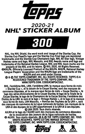 2020-21 Topps NHL Etiket 300 Pavel Zacha New Jersey Şeytanlar Hokey Etiket Kartı (Mini, İnce, Soyulabilir Etiket)
