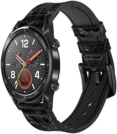 CA0841 Koyu Gotik Aslan Deri akıllı saat Band Kayışı Kol Saati Smartwatch akıllı saat Boyutu (24mm)
