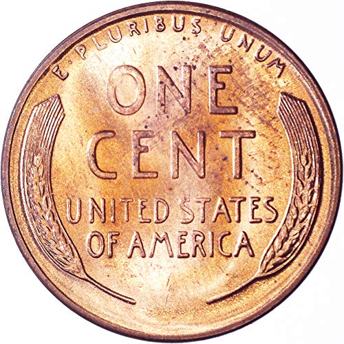 1955 S Lincoln Buğday Cent 1C Hakkında Uncirculated