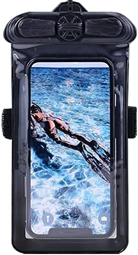 Vaxson Telefon Kılıfı Siyah, Samsung Galaxy ile Uyumlu J4 Artı / J6 Artı Su Geçirmez Kılıfı Kuru Çanta [Değil Ekran Koruyucu