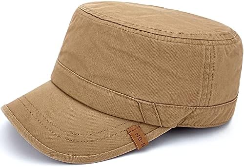 Rayna moda Yumuşak Pamuk astar Harbiyeli Ordu Şapka Askeri Düz Üst Beyzbol Baba güneş Kapaklar Ayarlanabilir