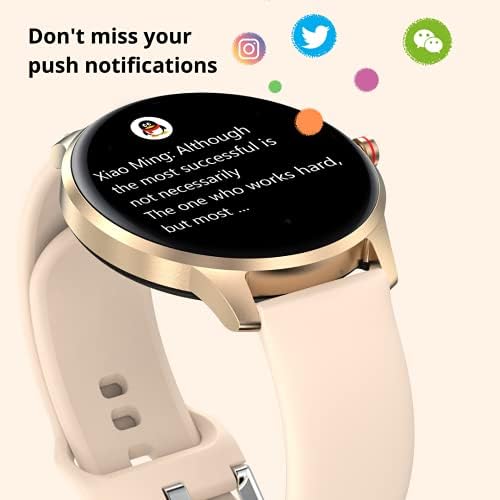 Kadınlar için akıllı saatler Spor izci SPOREX SL Android Telefonlar ve iPhone için Smartwatch Kalp Hızı Kan Basıncı Monitörü