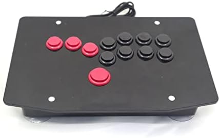 DJATM Oyun Konsolu Aksesuarları RAC-J500B-PS Tam Düğme Arcade Dövüş Joystick PS4 / PS3 / PC Kablolu USB Eğlence ve Eğlence
