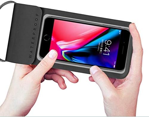 OhhGo Su Geçirmez Telefon Kılıfı Evrensel Sualtı Cep Telefonu Kılıfı Kuru Çanta için Kordon ile 6.2 inç Akıllı Telefonlar