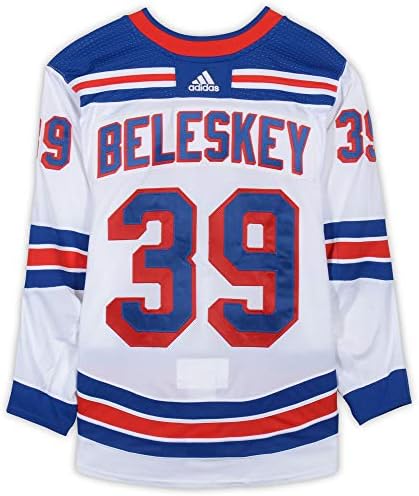 Matt Beleskey New York Rangers Oyunu-2018-19 NHL Sezonundan 39 Beyaz Set 3 Forması Kullanıldı-Boyut 56-Oyun Kullanılmış NHL