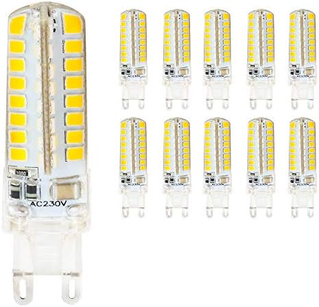 Mengjay 10x LED Mısır Ampul G9 5 W Sıcak Beyaz 2835-64 Günışığı Değiştirme-Değil Dim Lamba Açık Kapalı Alan Aydınlatması için(Sıcak