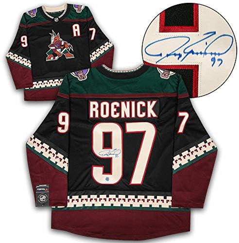 Jeremy Roenick Phoenix Coyotes İmzalı Alt Retro Fanatikler Forması-İmzalı NHL Formaları