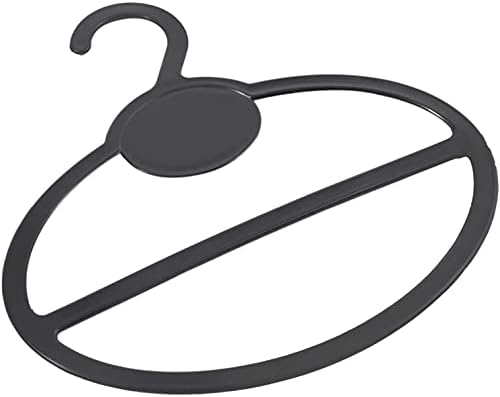 JUULLN Kanca Askı 20x Eşarp Şal Kravat Tutucu Saklama Çantası Oval Plastik Askı Depolama Askı L13. 5cm×D12. 5cm×13.5 cm Güzel