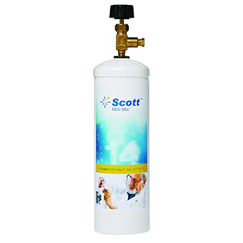34494-Scott / Air Liquide Taşınabilir Saf Gazlar ve Karışımlar, Azot içinde Restek - Trikloroetilen (10 ppm) - Her biri (14l)