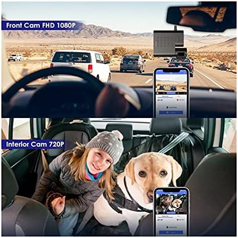 KOVOSCJ Dash Kamera Arabalar için Araba Dvr'ı Dash Kamera Video Kaydedici Dashcam Dash Kamera Araba WiFi Uzaktan Izleme Araba
