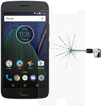 MENGFENG Cep Telefonu Ekran Koruyucu 50 ADET Uyumlu Motorola Moto G5 Artı 0.26 mm 9 H Yüzey Sertliği Patlamaya Dayanıklı Olmayan