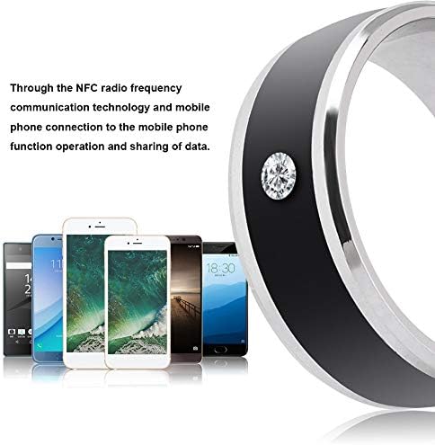Adsire Magic Smart, NFC Akıllı Veri Paylaşımı Derinlik Su Geçirmez Cep Telefonu için Şarj Yok (size13)