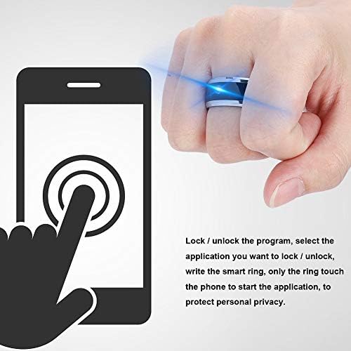 Adsire Magic Smart, NFC Akıllı Veri Paylaşımı Derinlik Su Geçirmez Cep Telefonu için Şarj Yok (size11)