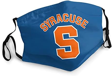 Syracuse-Üniversite Maskesi, Yırtılmaz Koruyucu Yüz Kalkanı, Erkekler Kadınlar için Ayarlanabilir Ağız Kapağı