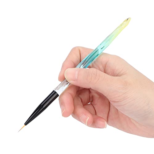 Tırnak sanat boyama kalem, geniş uygulama Ultra ince hafif tırnak fırçası tırnak Salonu için ev için