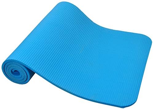 BalanceFrom GoYoga + Tüm Amaçlı 1/2-İnç Ekstra Kalın Yüksek Yoğunluklu Anti-Gözyaşı Egzersiz Yoga Mat ve Dizlik ile Taşıma