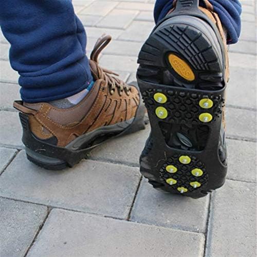 DUNRU Buz Sapları için Ayakkabı Çiviler Anti-Skid Kar Buz Tırmanma Ayakkabı Spike Sapları Krampon Cleats Galoş Kış Tırmanma