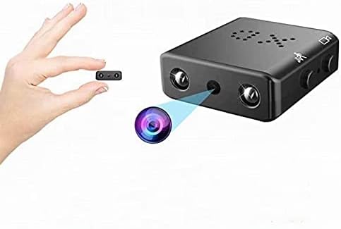 4K HD Güvenlik Kamera - Taşınabilir Ev Güvenlik Kameraları Gizli Küçük Kapalı Açık Video Kaydedici - 2 Gece Görüş ışıkları