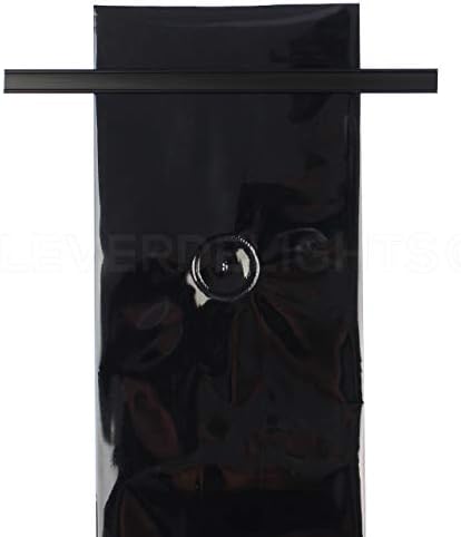 CleverDelights Peel ve Stick Teneke Kravatlar-5.5 İnç-Siyah-1000 Paket