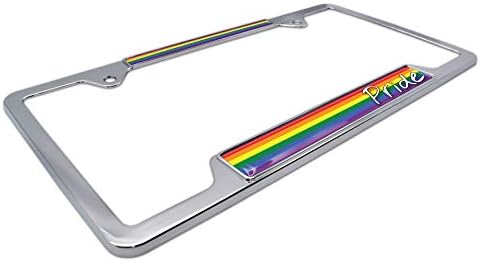Rainbow Pride Açık Plaka Çerçevesi