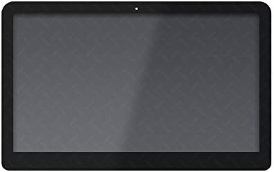 LCDOLED Yedek 15.6 inç Dokunmatik Ekran Digitizer Ön Cam Panel Çerçeve için Denetleyici Kurulu ile HP Envy X360 15t-w000 15t-w100