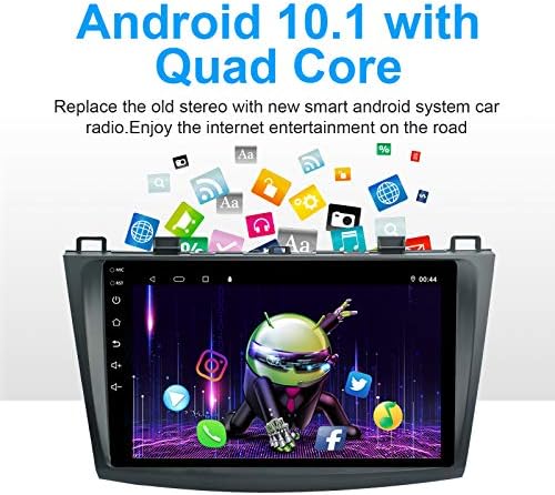 mazda 3 2010-2013 için Android 10.1 Stereo, araba Radyo Çift Din GPS Navigasyon Bluetooth USB Çalar 2G RAM 32G ROM Ayna Bağlantı