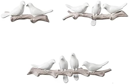 DİAOD 3 adet / takım İskandinav Kuş Kanca Giysi Kanca Kapı Dekorasyon Sundurma Depolama Anahtar Kanca Kapı Dekorasyon Kanca