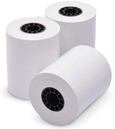 TEK POS Kağıdı 2 1/4 x 85' Termal Kağıt-ABD'de Üretilmiştir-BPA İçermez-50 Rulo