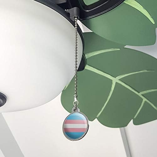 GRAFİK ve DAHA Transseksüel Trans gurur Bayrağı Orijinal Mavi pembe beyaz tavan vantilatörü ve ışık çekme zinciri