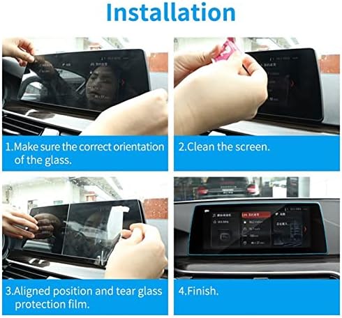 JINQIUTE Araba GPS Navigasyon Filmi LCD Ekran Temperli Cam Koruyucu Film Anti-Scratch Film Aksesuarları Tamir, Lexus ıçin LX570