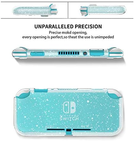 DLseego Anahtarı Lite 2019 Koruyucu Kılıf ile Uyumlu Nintendo Anahtarı Lite, Glitter Bling Yumuşak TPU Kapak ile 2 Paket Ekran