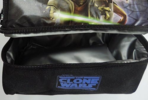 Star Wars Klon Savaşları Yalıtımlı Çift Bölmeli Lunchbox Öğle Yemeği Çantası