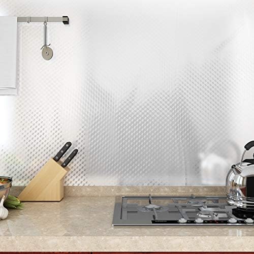 VEELİKE Mutfak Backsplash Duvar Kağıdı Çıkartmaları Yağ Geçirmez Su Geçirmez Etiket Paslanmaz Çelik Yapışkan kağıt Kendinden