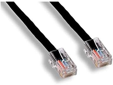 Cat6 Ethernet Yama Kablosu Yeşil 1ft, 550MHZ UTP 24 AWG Çıplak Bakır RJ45 Konnektörlü Önyükleme Ağı Yama Kablosu Yok-Yüksek