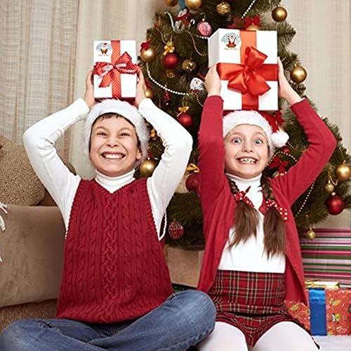 Zarf Mühür Çıkartmalar Paketi Sticker Noel Tatil Hediye Dekorasyon Hediye 1 Rulo 500 Mesajları Noel Noel Etiketler Etiketler