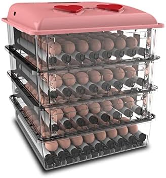 QWERTYUKJ Otomatik Dönüm Yumurta Kuluçka İşlevli Kümes Çıkım Sıcaklık Nem Kontrolü ve Dijital Ekran Fonksiyonları ile (Boyut: