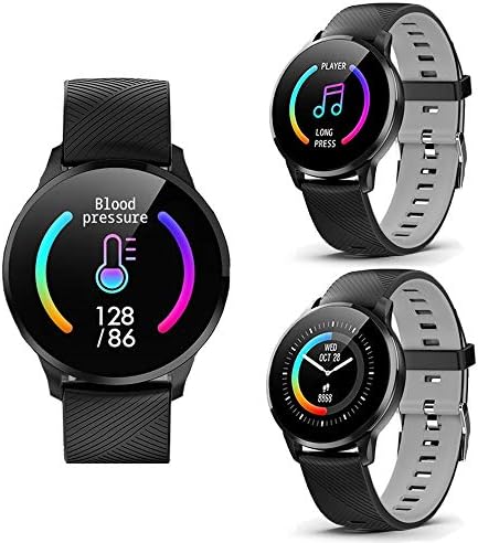 ınDigi Akıllı Spor Bilek İzle + Bluetooth Özellikli Smartwatch ile Kalp Hızı Monitörü, Pedometre ve Etkinlik İzleme