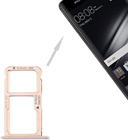 Huawei Mate 9 ıçin Minyangjie Cep Telefonu Tamir Parçaları Değiştirme SIM Kart Tepsi & SIM / Micro SD Kart Tepsi(Siyah) (Renk: