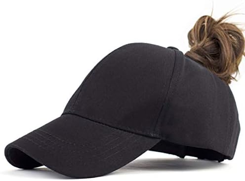 Yüksek At Kuyruğu beyzbol şapkası-Kadın Dağınık Topuz Şapka, Güneş Koruma Ponycaps Retro Kap