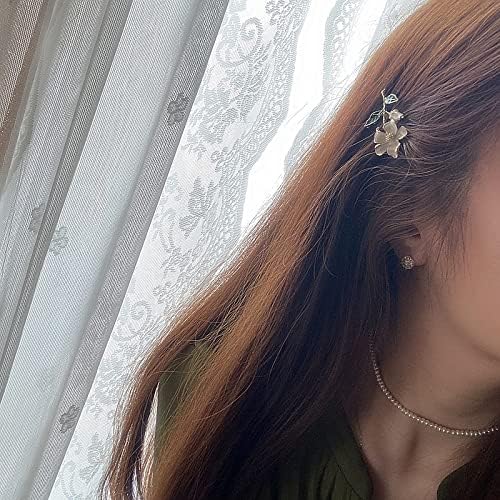 Saç tokaları Nazik Emaye Küçük Çiçek Taze Saç Tokası Kırık Saç Patlama Kız Liu Haibin Saç Tokası Klip Çin Saç tokaları