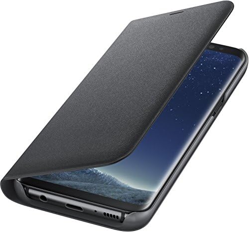 Orijinal Samsung Clear View Ayakta Kapak Flip Case Samsung Galaxy için S8-Altın (EF-ZG950CFEGWW)