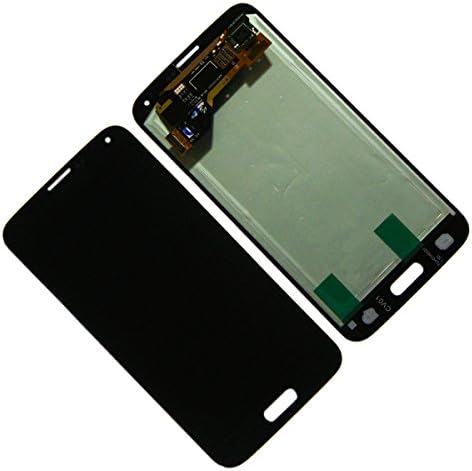 Samsung Galaxy S5 i9600 G900F G900H G900M G9001 G900R için LCD Ekran dokunmatik Sayısallaştırıcı (Siyah)