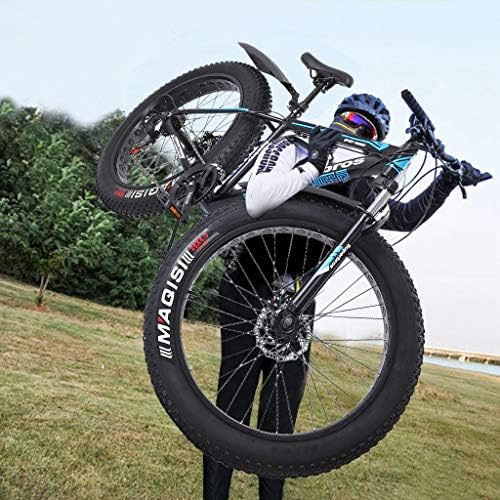 ReallyGO-ABD Doğrudan Erkek Yağ Lastik Dağ Bisikleti / 17-İnç Orta Yüksek Çekme Alüminyum Çerçeve 21-Hız 26-inç Jantlar 4-İnç