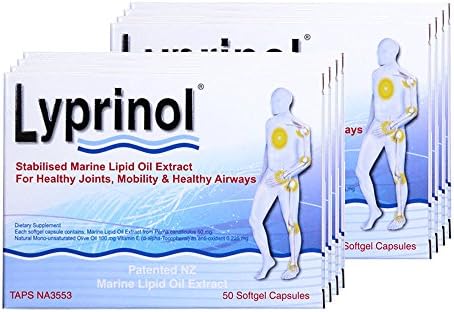 Pharma Lyprinol ® Pcso-524 ® 50 Kapsül Yeni Zelanda Yeşil Dudaklı Midye Özü Yağı Eklem Sağlığı Desteği ve Hareketliliği (8'li