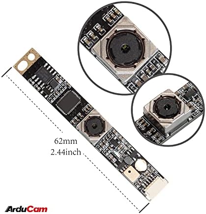 Arducam 5MP Otomatik Odaklama Mini USB Kamera Kurulu için Bilgisayar, 1/4 CMOS OV5648 UVC USB2.0 Video Webcam ile Mikrofon