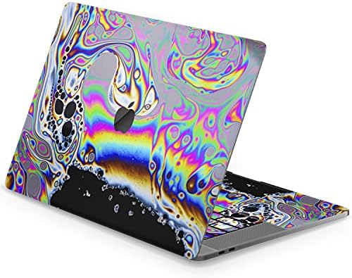 Mertak Vinil Cilt ile Uyumlu MacBook Hava 13 inç Mac Pro 16 15 14 12 2021 2020 2019 2018 2017 Sticker Sıvı Aksaklık Sanat Yağ
