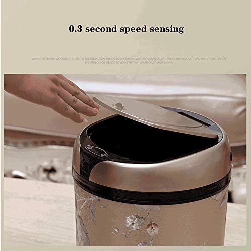 FENXİXİ 6L 8L 12L Endüktif Tip çöp tenekesi Akıllı Sensör Otomatik Mutfak ve Tuvalet çöp kutusu Paslanmaz Çelik çöp kutusu