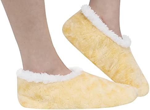 Snoozies Bayan Terlik Çorapları-Çiçek Açan Güller - Kadınlar için Rahat Terlikler-İç Mekan Kullanımı için Bulanık Ev Terlikleri-Yumuşak