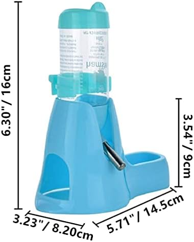 Hamster Su Şişesi Küçük Pet Otomatik içme şişesi Asılı Su Besleme Otomatik Dağıtıcı Gıda Konteyner Tabanı ile Kulübe Asılı